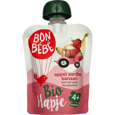 Bonbebe Knijp Appel Aardbei Stazak 90 g