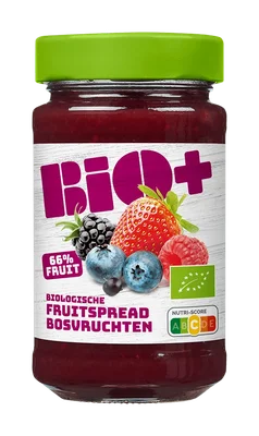 BIO+ Bosvruchten Fruitspread Pot 250 g