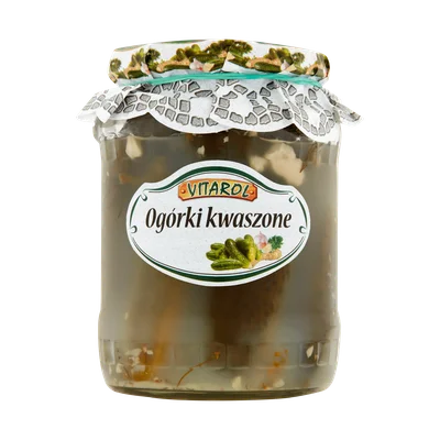 Vitarol Ogorki kwaszone / Zoute aug Pot 650 g