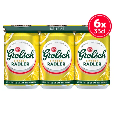 Grolsch Radler citroen 2.0 Set 1980 ml
