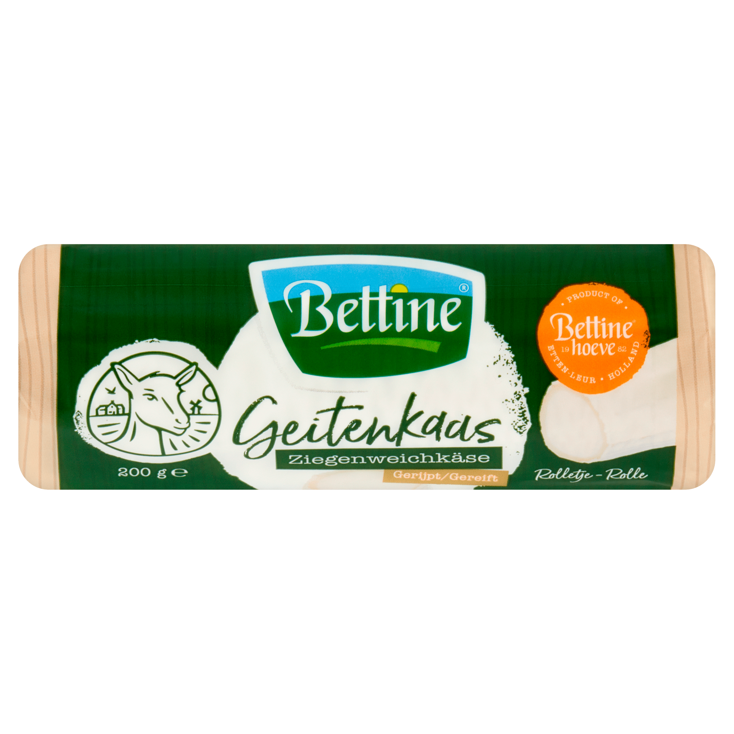 Bettine Gerijpte geitenkaas rolletje Wikkel 200 g