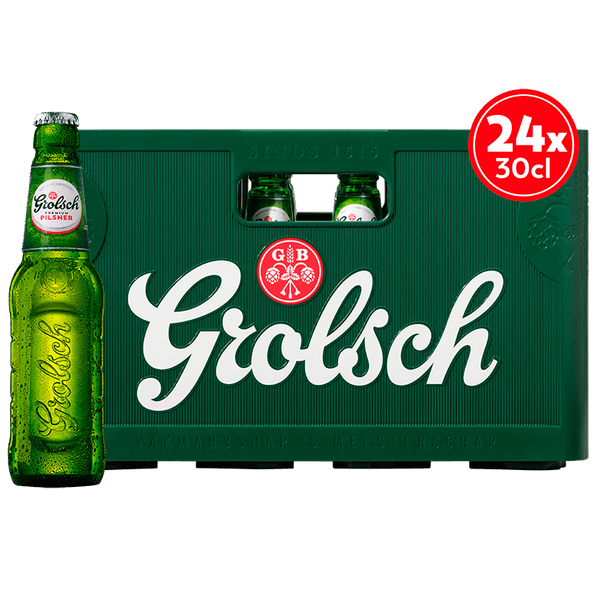 Grolsch Premium pilsner bier fles