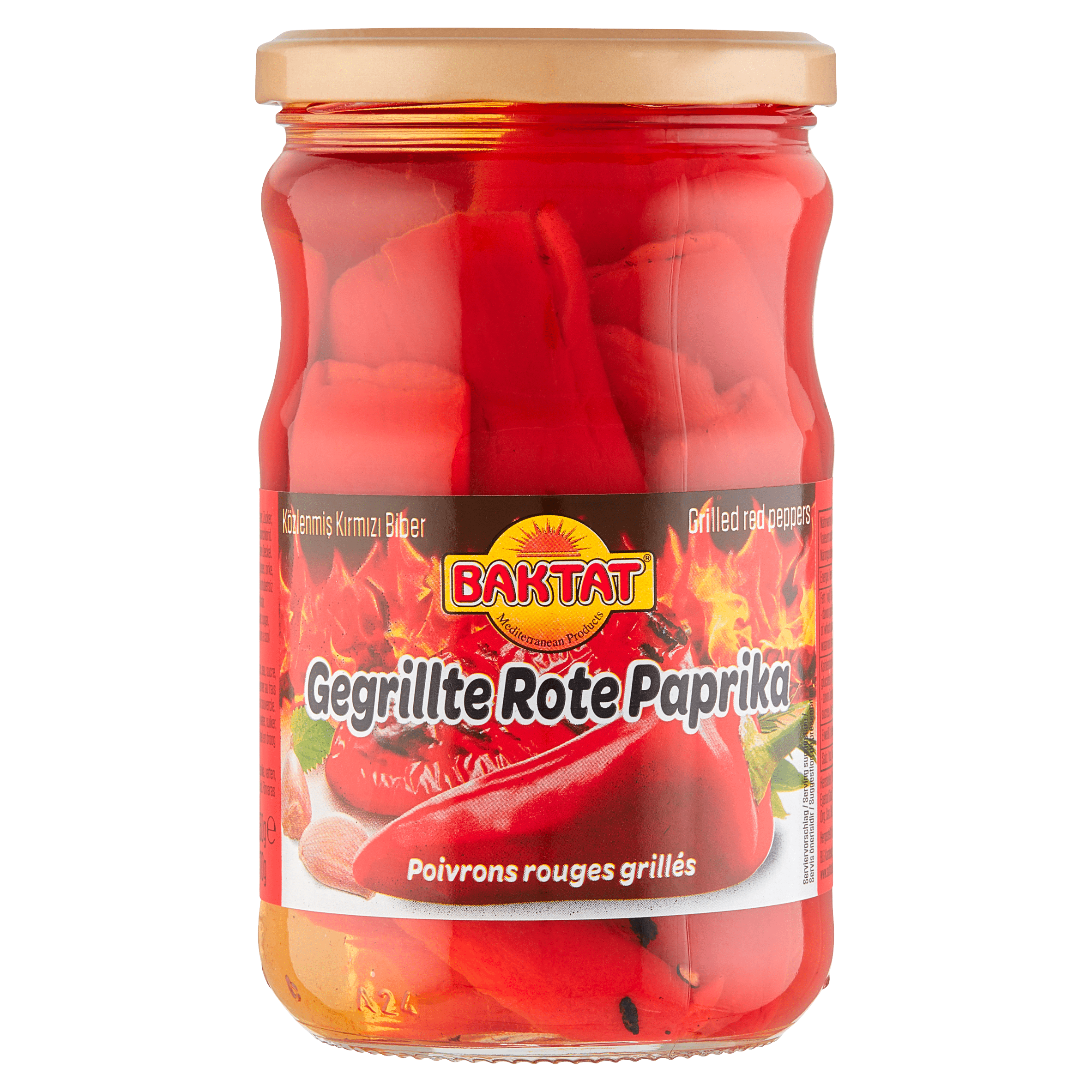 Baktat Gegrilde paprika Pot 650 g