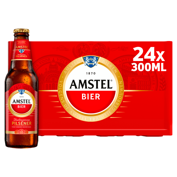 Amstel Pilsener bier fles