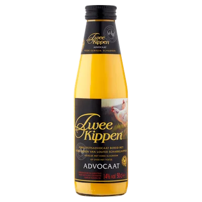 Twee kippen Advocaat