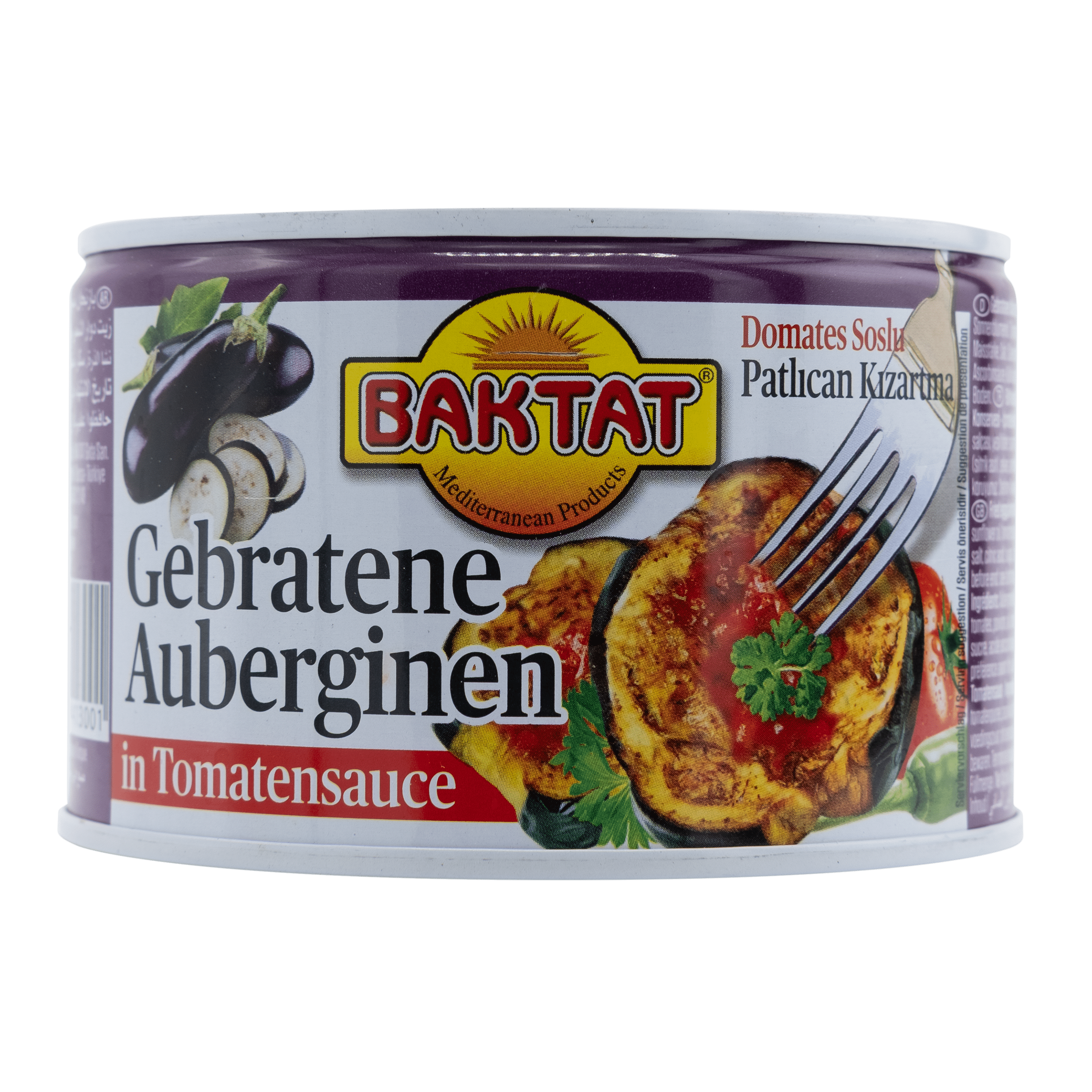 Baktat Gebraden aubergines Blik 300 g