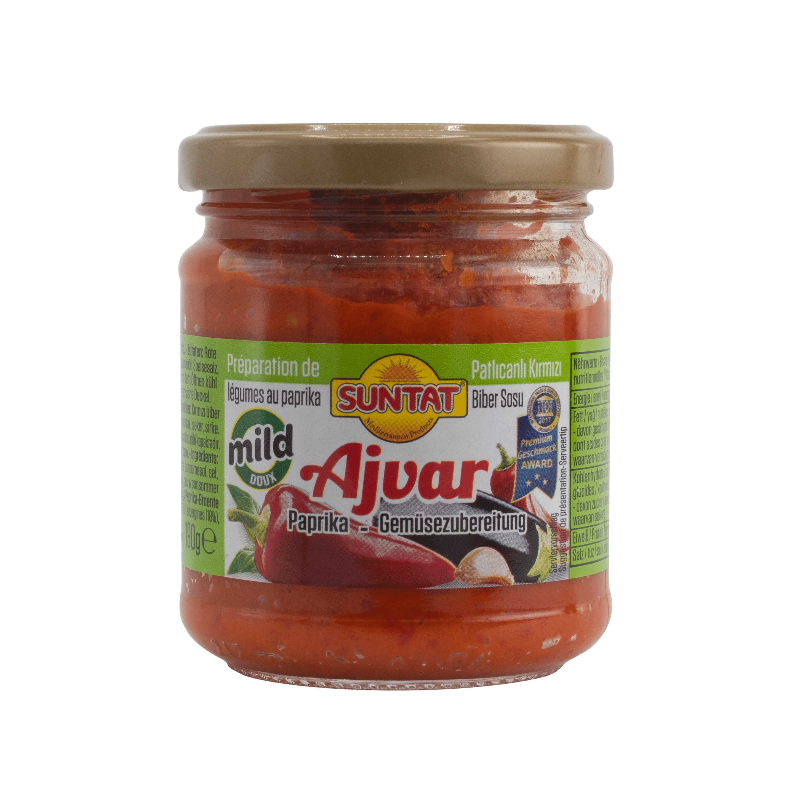 Suntat Ajvar mild Pot 190 g