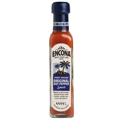 Encona West Idian original hot pepper Fles 150 g
