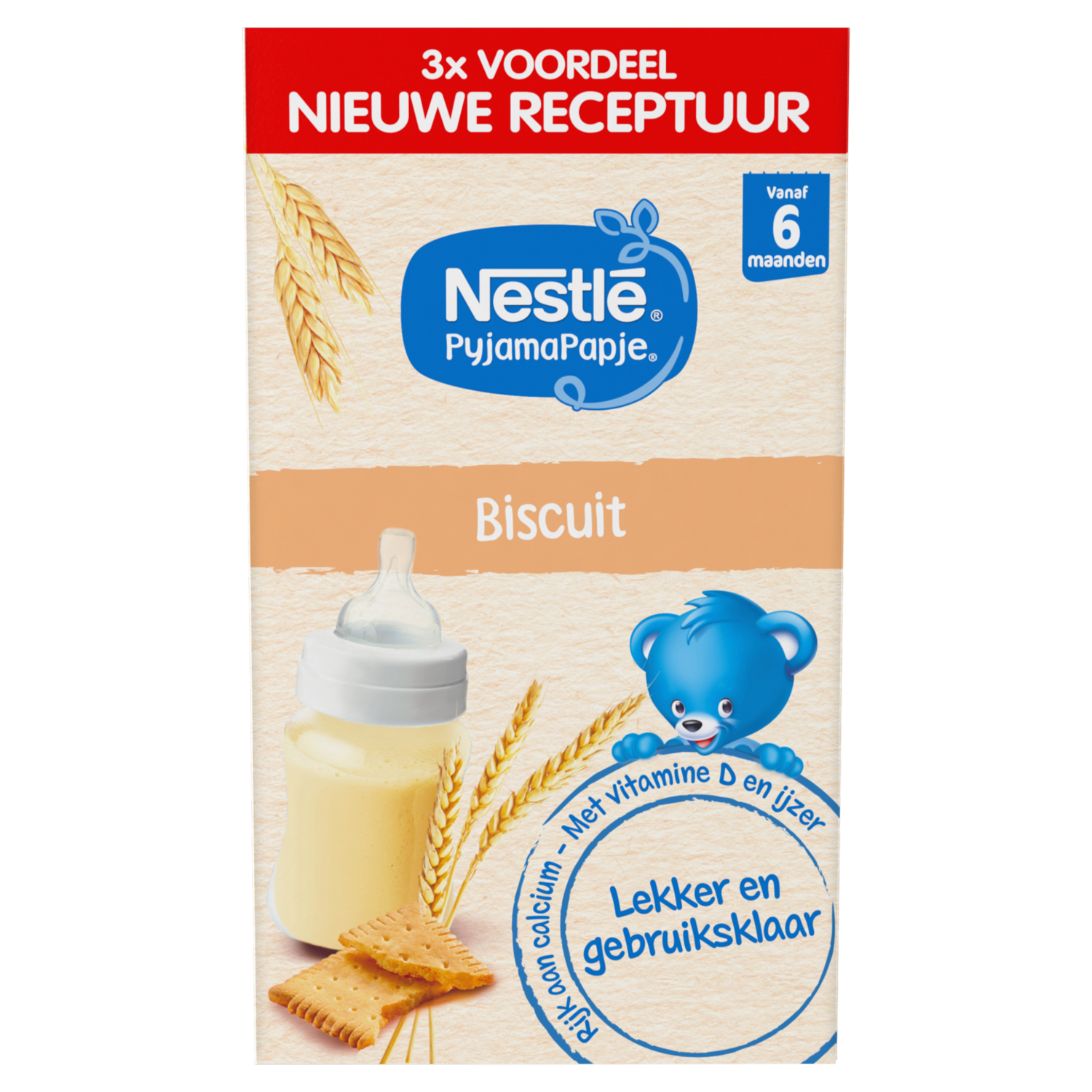 Nestlé 6+ Pyjamapapje biscuit Doos 750 ml