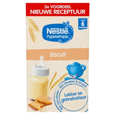 Nestlé 6+ Pyjamapapje biscuit Doos 750 ml