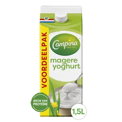 Campina Magere yoghurt Pak 1500 ml