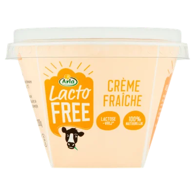 Arla Lactofree Crème fraîche lactosevrij Beker 196 g