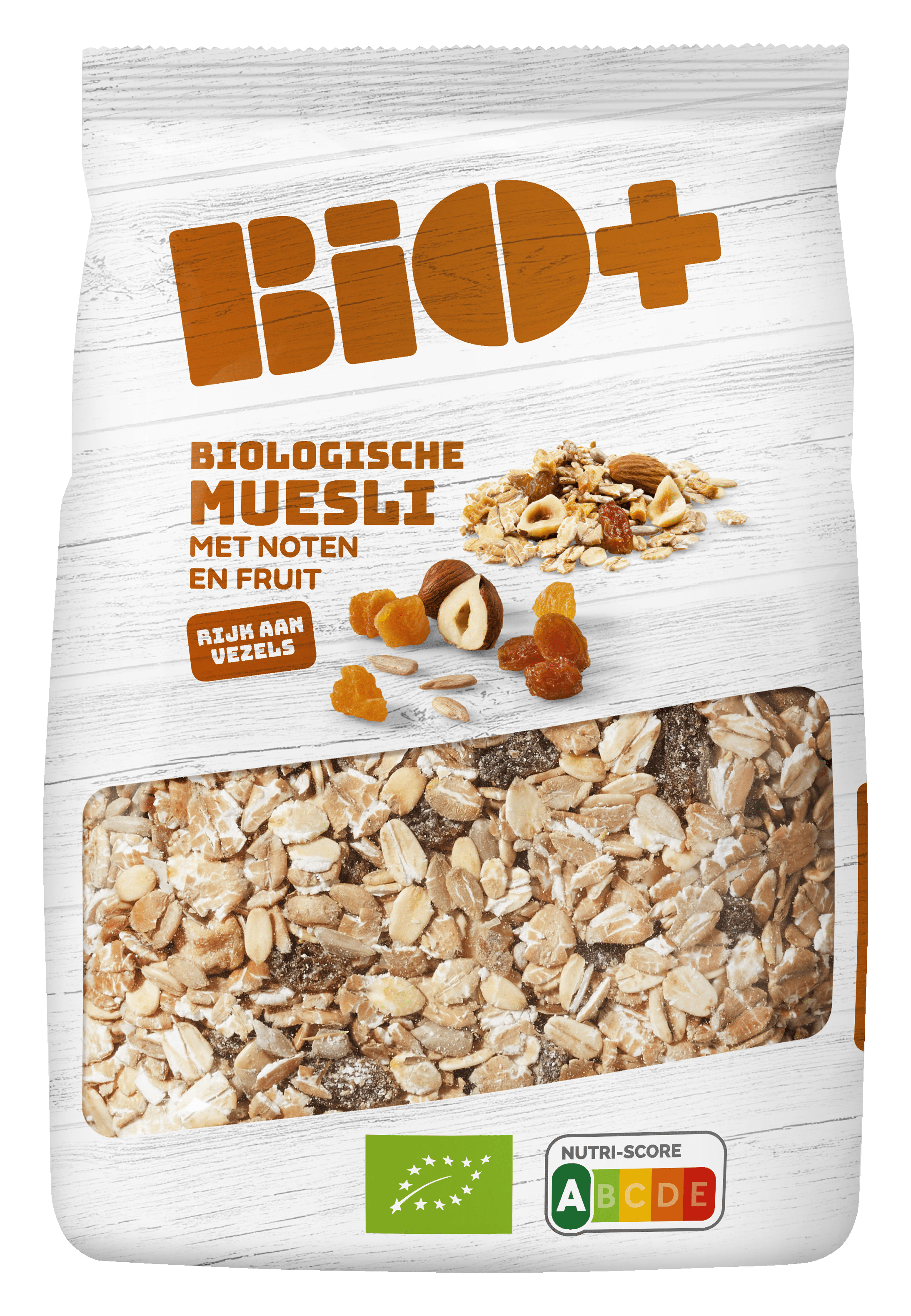 BIO+ Muesli noten en zaden Zak 450 g