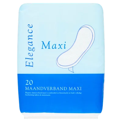 Elegance Maandverband maxi normal Zak 20 st