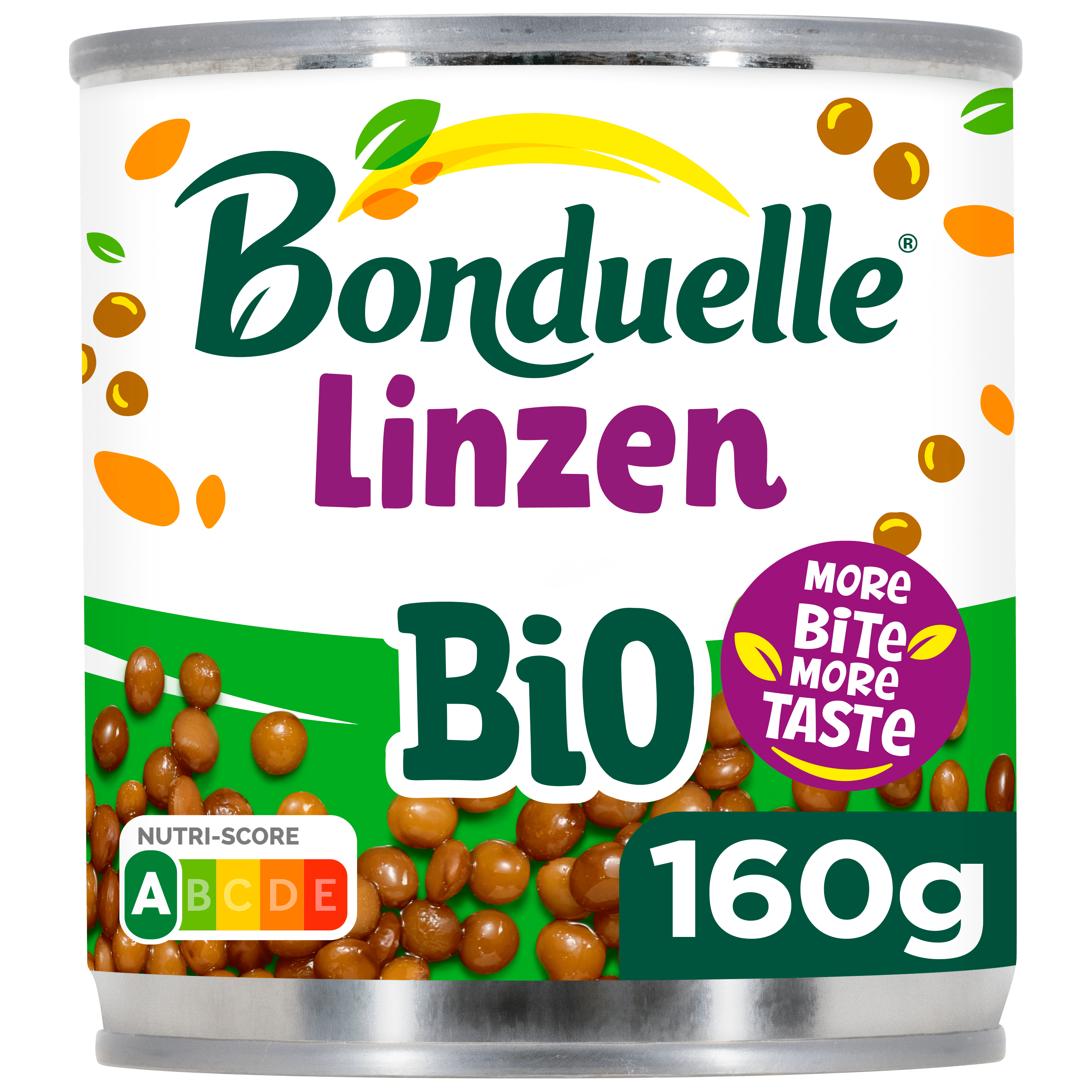 Bonduelle Linzen biologisch Blik 160 g