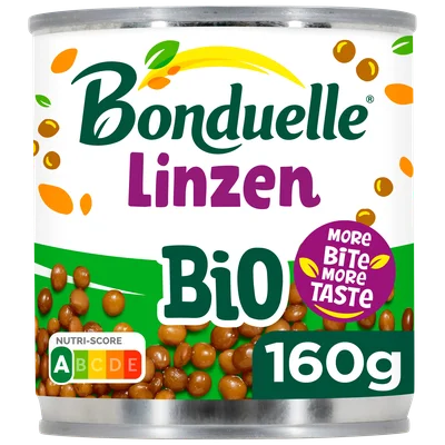 Bonduelle Linzen biologisch Blik 160 g