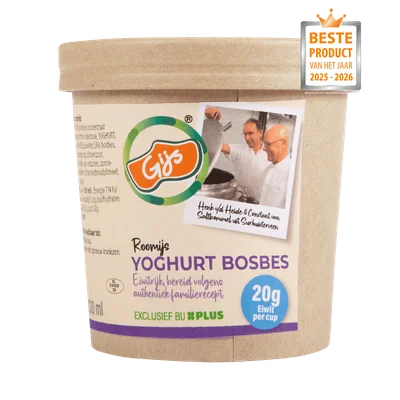 GIJS Eiwitrijk IJS Yoghurt Bosbes Kuipje 330 ml