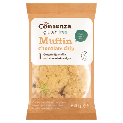 Consenza GV Muffin white choco chip Blister 65 g