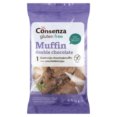 Consenza GV Muffin dark choco chip Blister 65 g