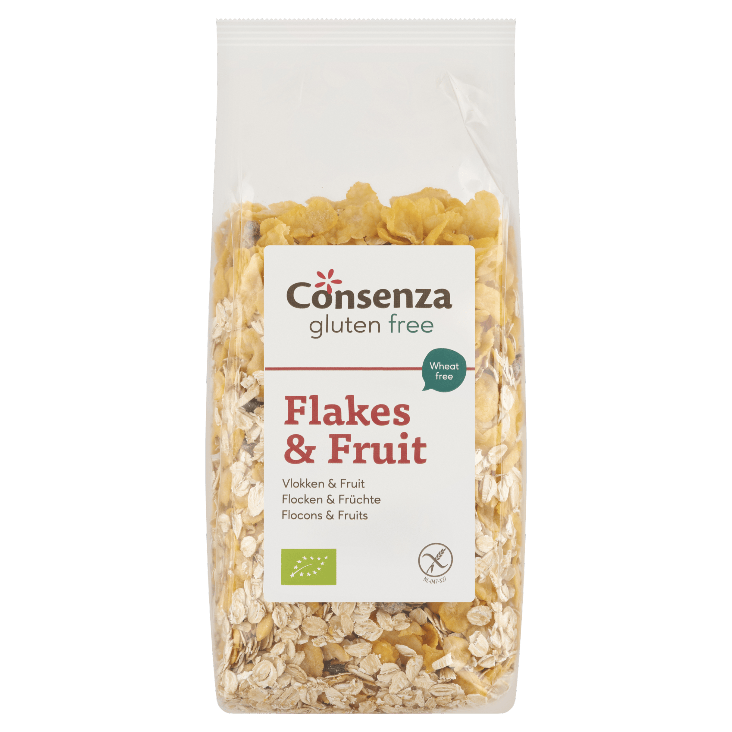 Consenza GV Fruitmuesli rijkgevuld bio Zak 400 g