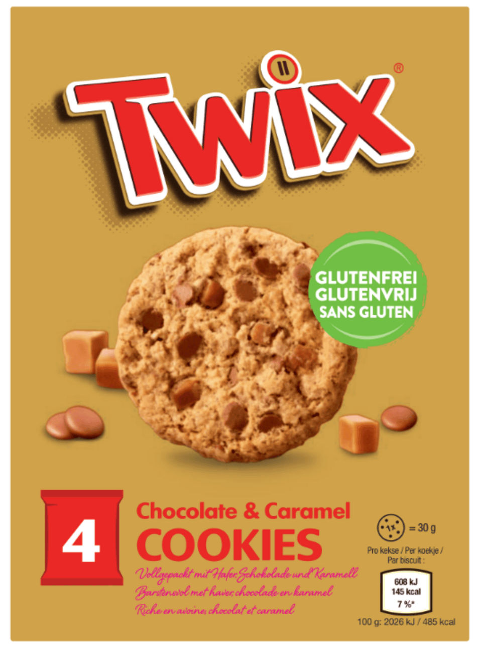 Mars Twix glutenvrije cookies Wikkel 120 g