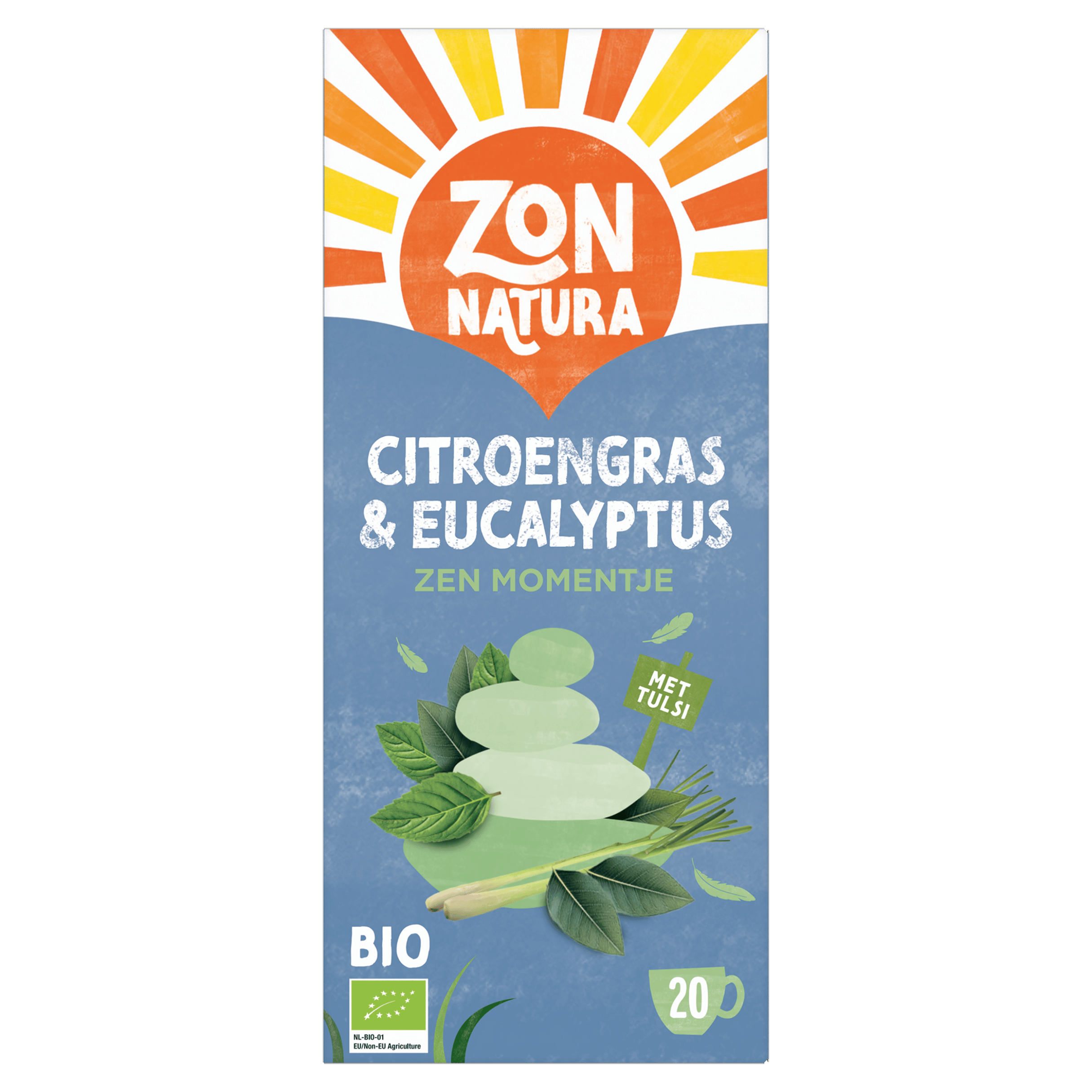 Zonnatura Citroengras &amp; Eucalyptus Momentje Rust Doos 35 g
