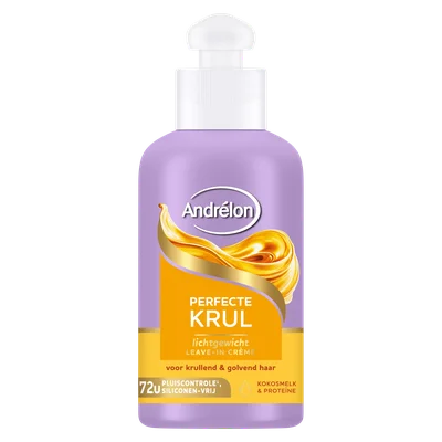 Andrélon Leave in cream Perfecte Krul light Fles 200 ml