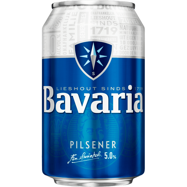 Bavaria Pilsener gekoeld Blik 330 ml