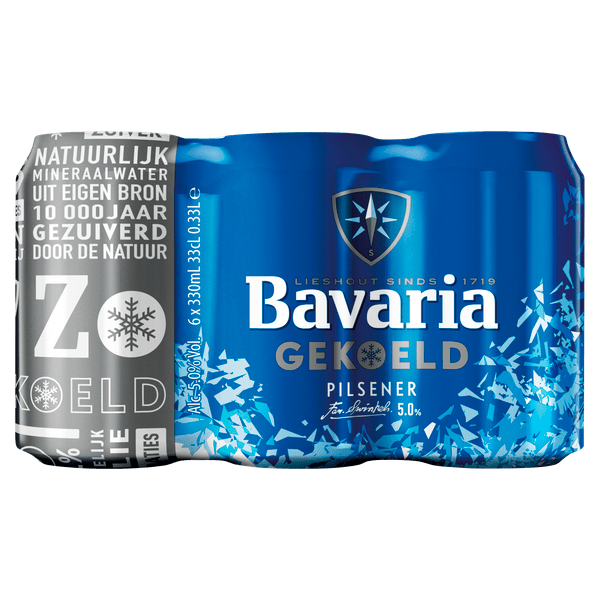 Bavaria Pilsener gekoeld Set 1980 ml