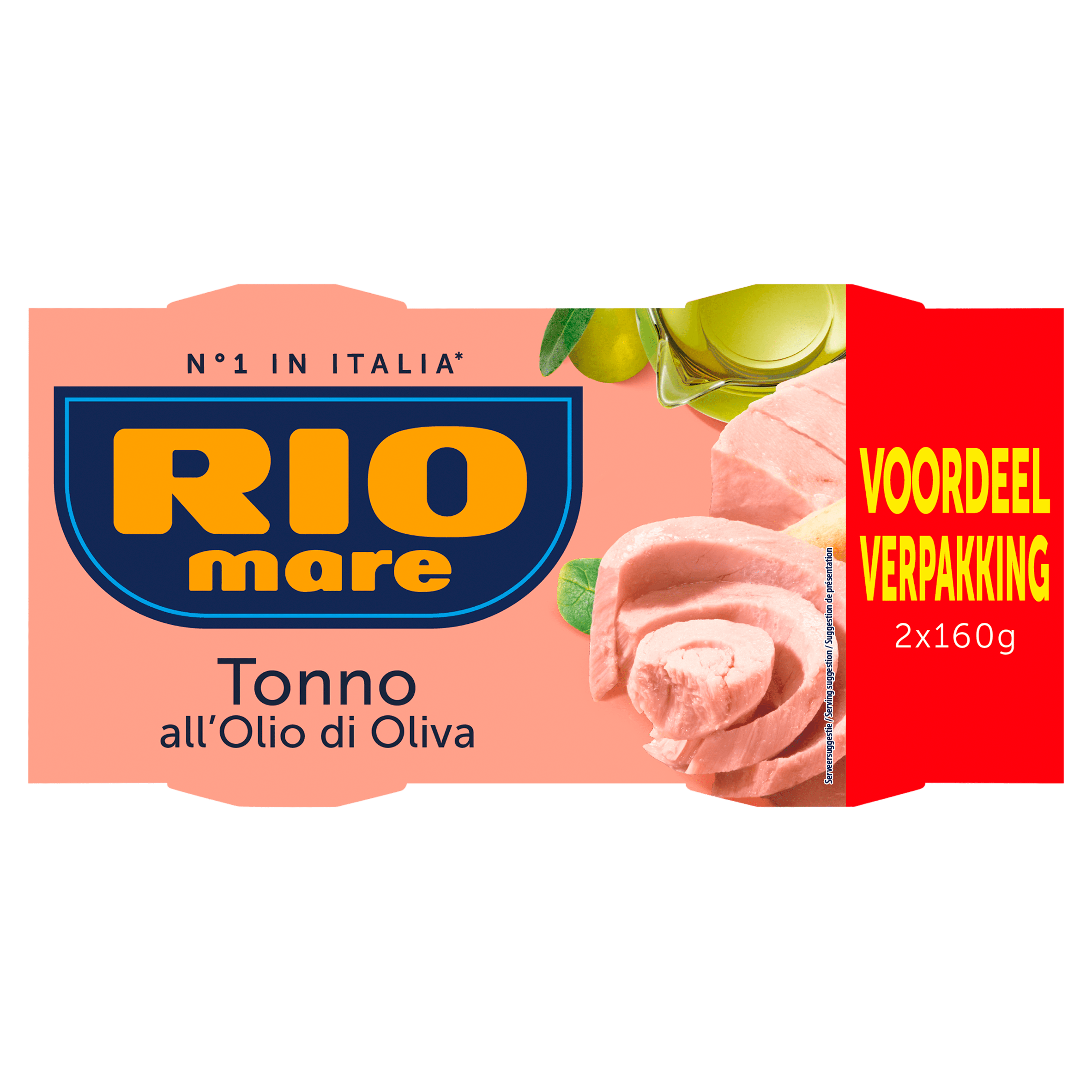 Rio Mare Tonijn in olijfolie duo-pack Krimp 320 g