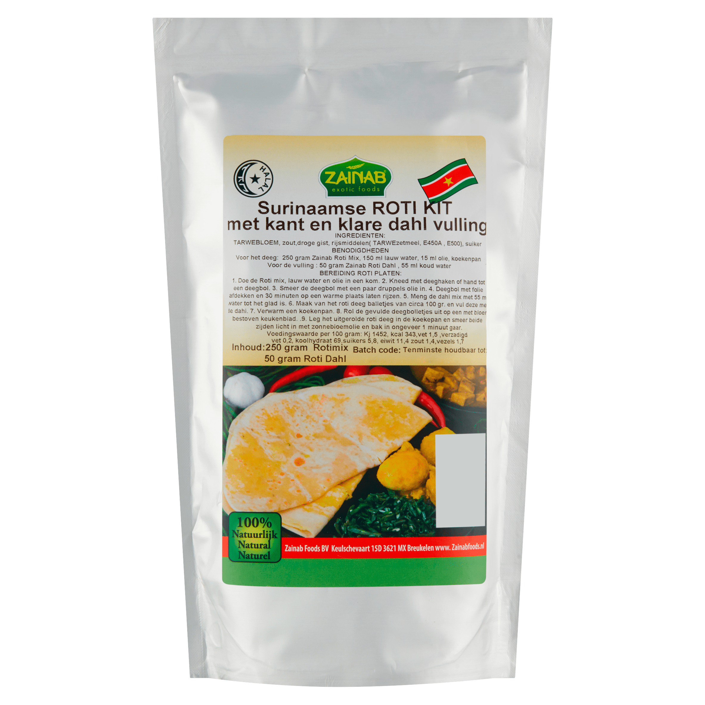 Zainab Surinaamse roti kit Stazak 300 g