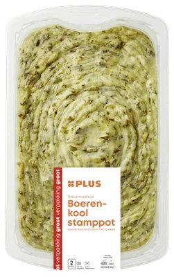 PLUS Boerenkoolstamppot Tray 1000 g