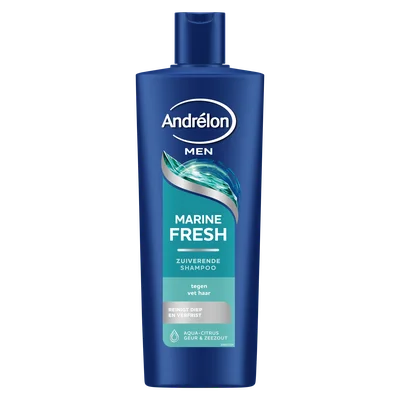 Andrelon for men Shampoo Marine Fresh Fles 400 ml