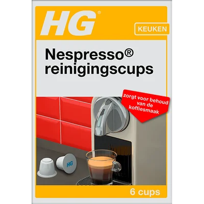 HG Nespresso reinigingscups Doos 18 g