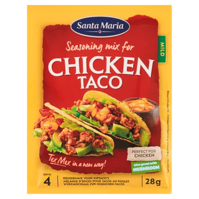 Santa maria Cheesy Taco Seasoning Mix Zak 28 g