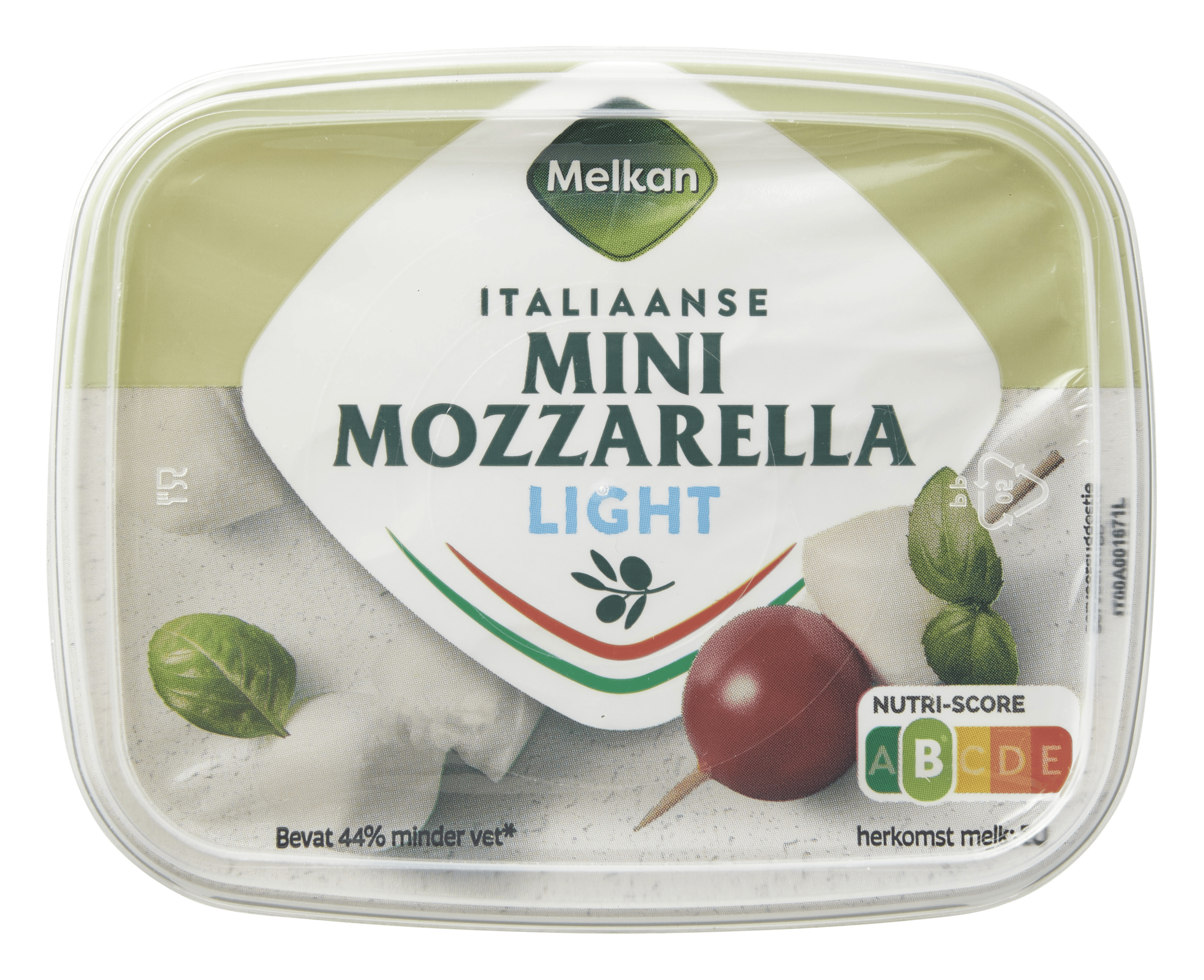 Melkan Mozzarelline Light Bakje 260 g