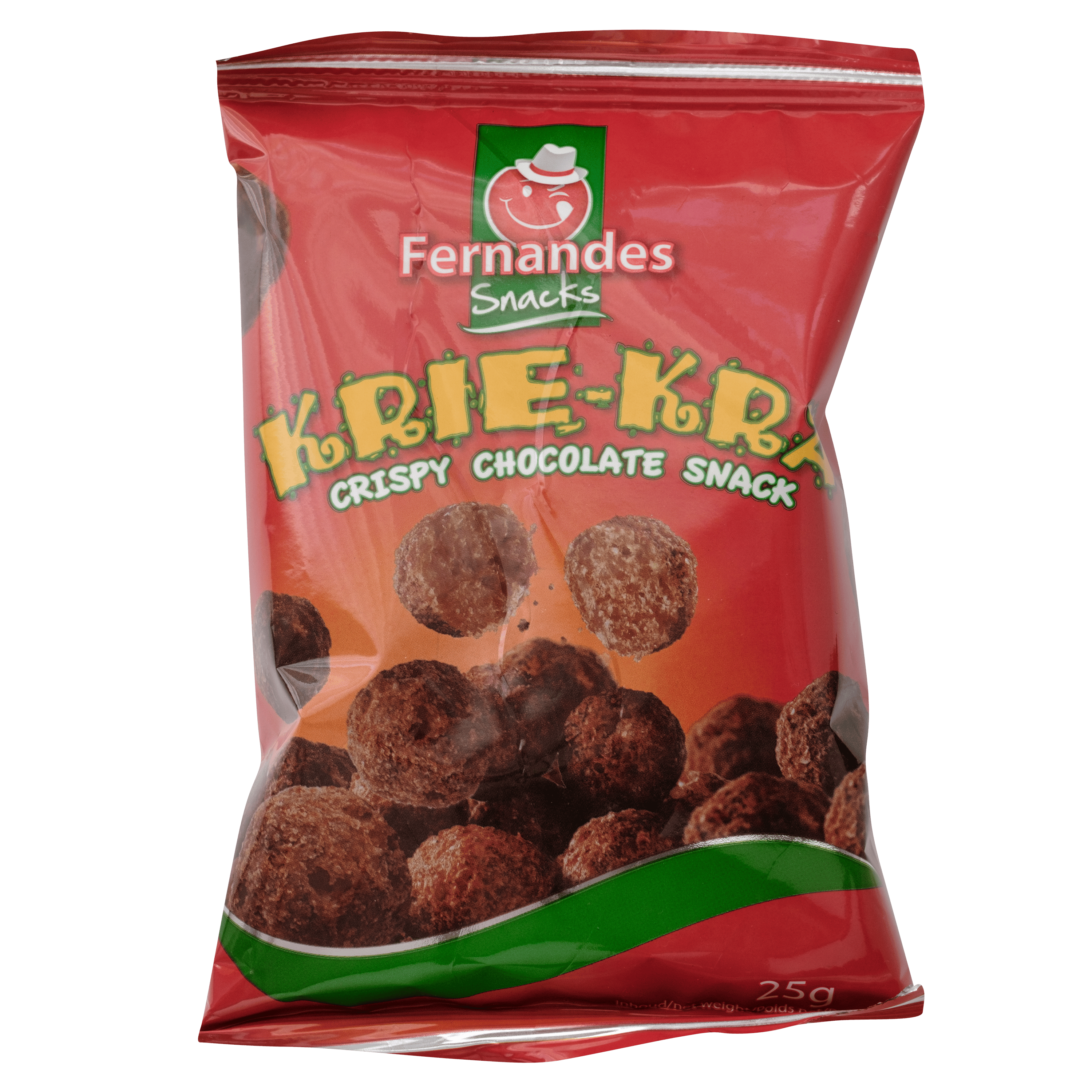 Fernandes Krie Kra Crispy chocolate snack Zak 25 g