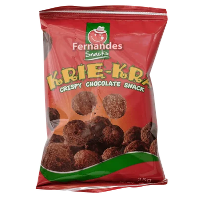 Fernandes Krie Kra Crispy chocolate snack Zak 25 g