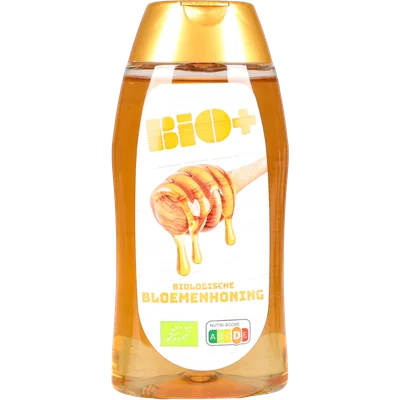 BIO+ Bloemenhoning knijpfles Fles 350 g