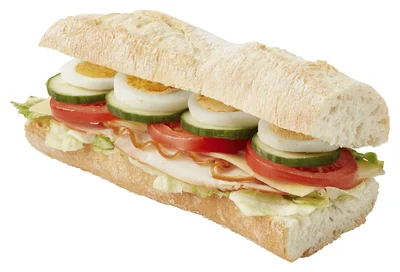 PLUS Witte baguette gezond ham kaas Stuk 1 st