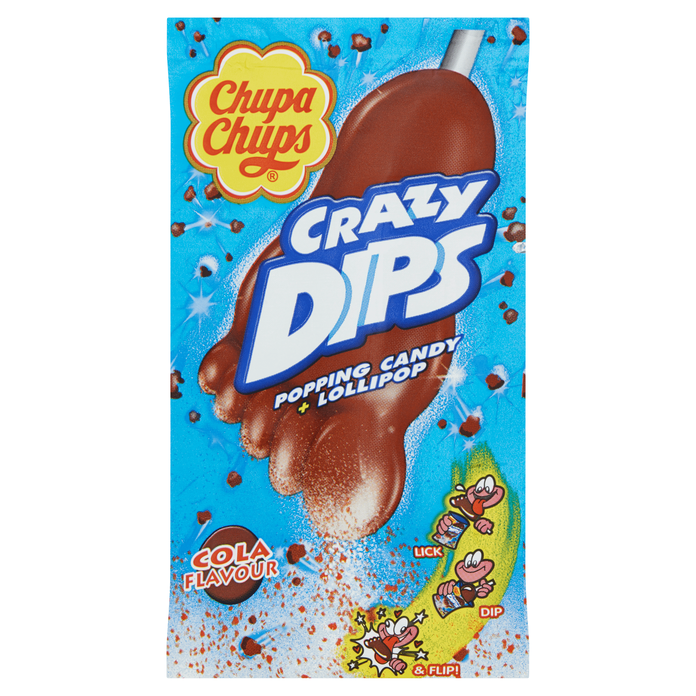 Chupa Chups Crazydips cola Zakje 14 g