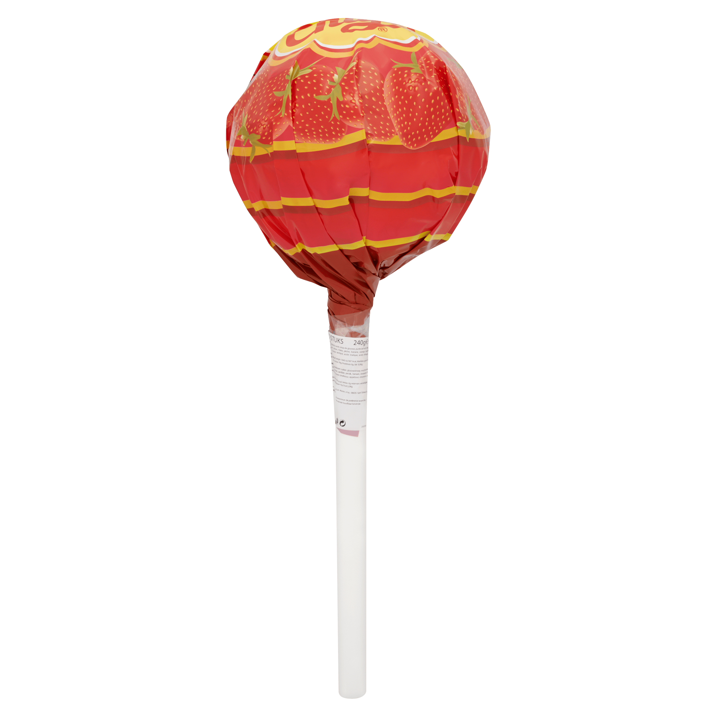 Chupa Chups Super mega chups aardbei Zak 240 g