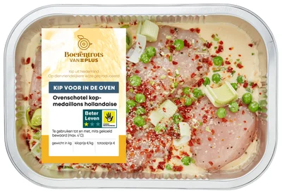 PLUS Ovenschotel kipmedaillons Hollandaise Tray 400 g