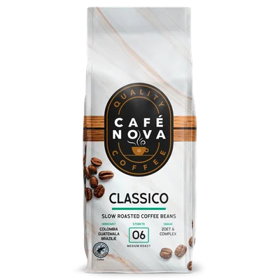 Café Nova Koffiecups lungo classico sterkte 6 Doos 20 st