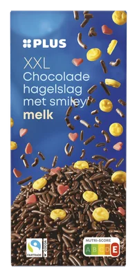 PLUS XXL Hagelslag puur met Emoji's Doos 550 g