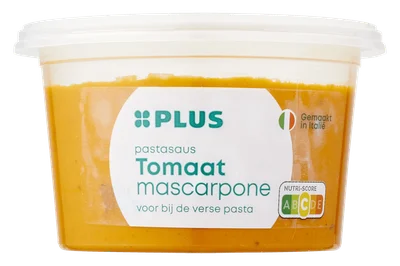 PLUS Pastasaus tomaat basilicum Bakje 180 g