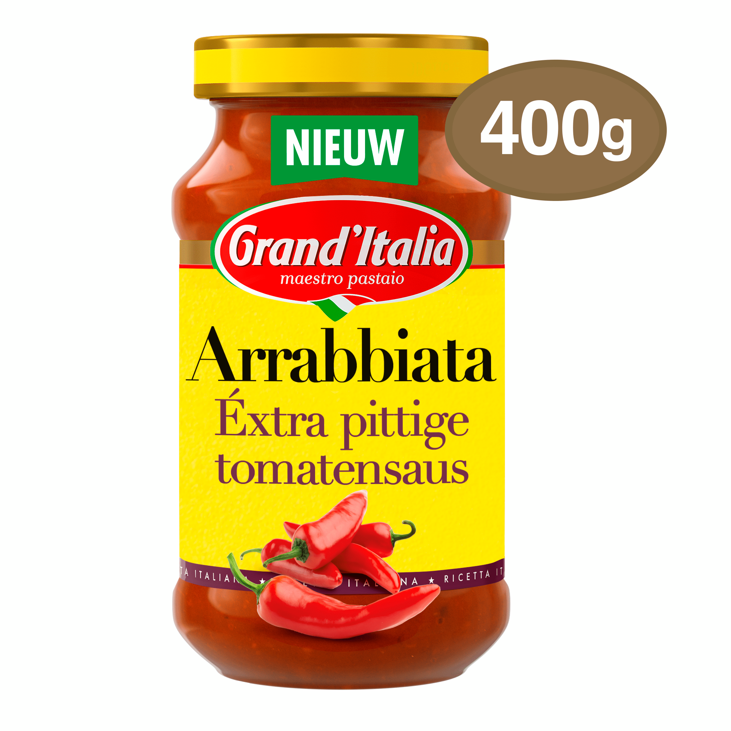 Grand'Italia Pastasaus Arrabbiata Pot 400 g