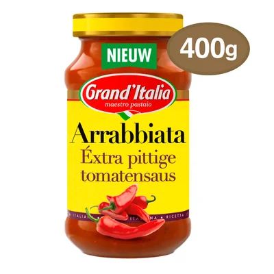 Grand'Italia Pastasaus Arrabbiata Pot 400 g