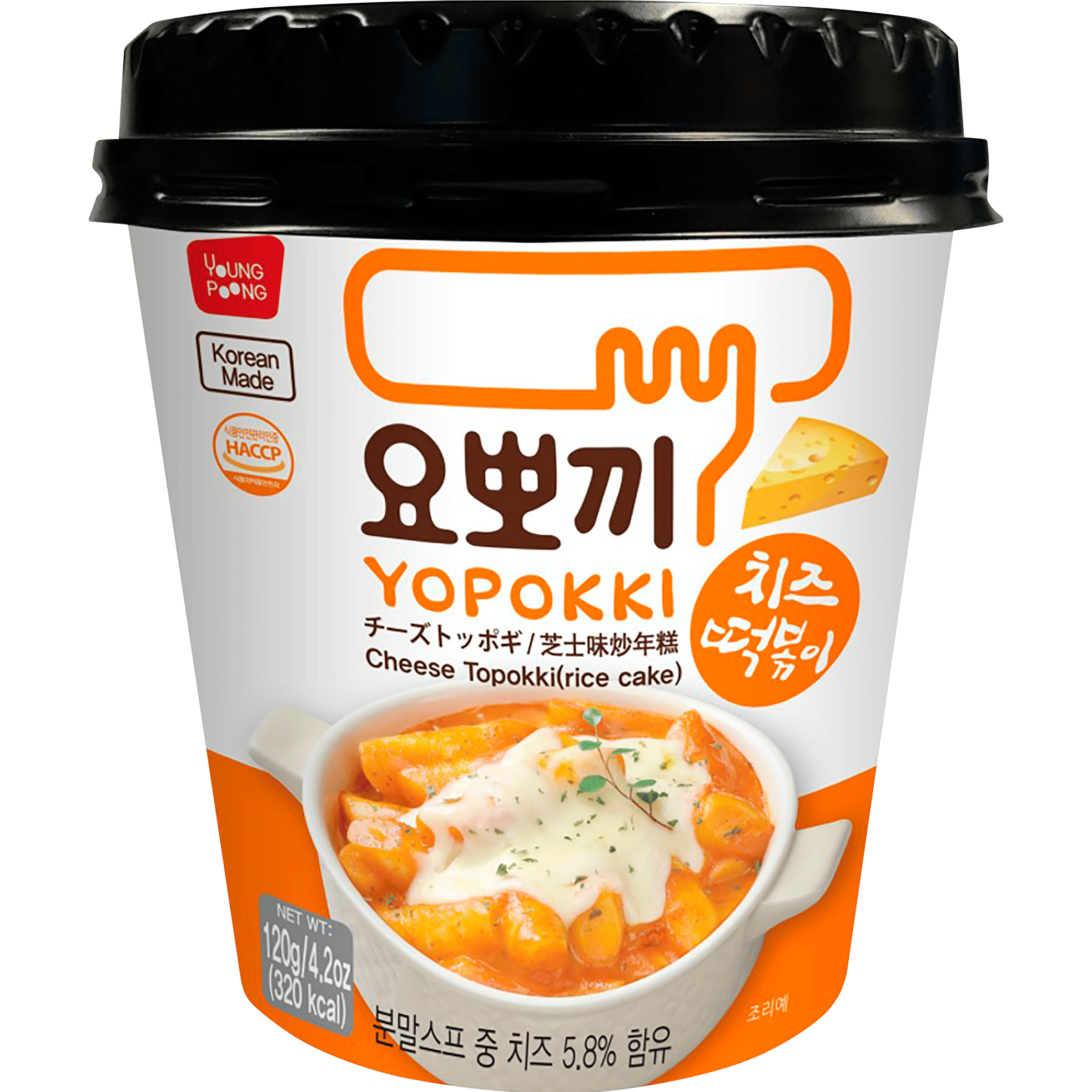 Yopokki Instant Topokki Kaas Kuipje 120 g