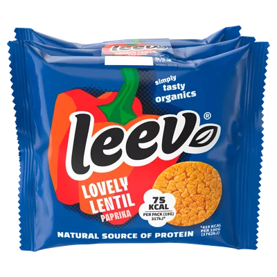 Leev Bio Linzenwafel paprika portie Pak 54 g